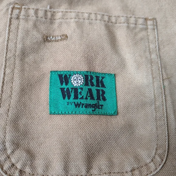 VINTAGE Wrangler Work Wear Jacket Faded Blanket Lined Canvas Chore Coat Street - Picture 6 of 13